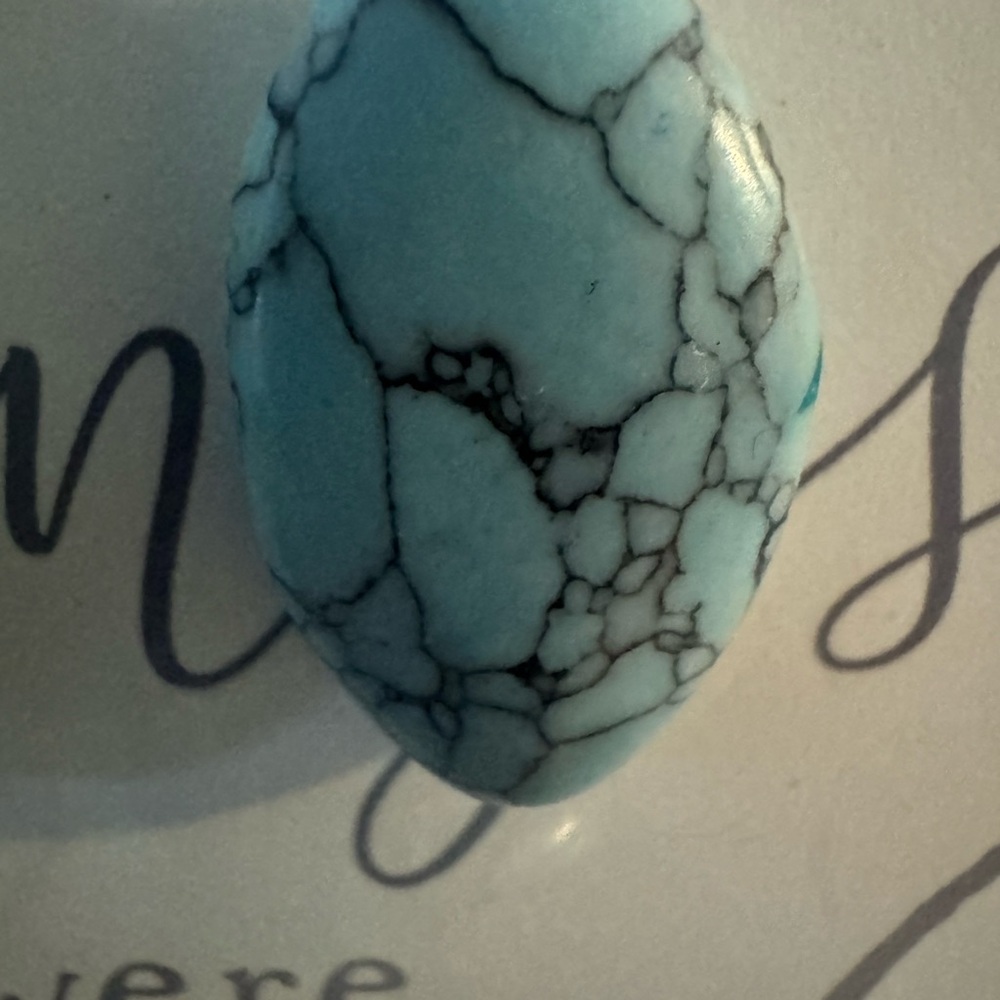 Handcrafted natural stone earrings - Picture 2 of 3